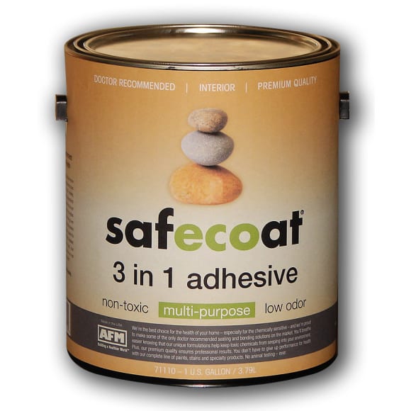 AFM SafeCoat, 3-in-1 Adhesive - Non-Toxic, Low Odor Tile and Flooring  adhesive, Great Adhesion