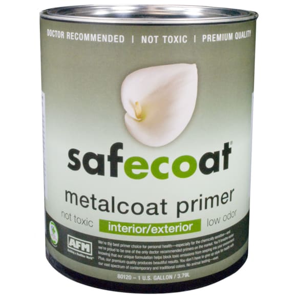 AFM SafeCoat, MetalCoat Metal Primer - Non-Toxic, Ultra Low VOC