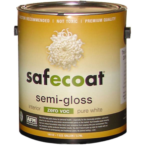 AFM SafeCoat, Zero Voc, Semi-Gloss, Pastel, 1-Gallon 14112