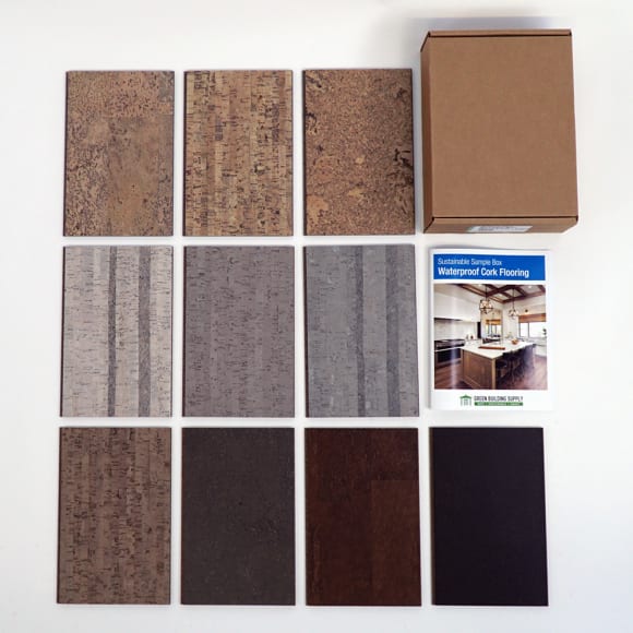 Sample set of cork board sheets (fine, medium & corse grained) - 9