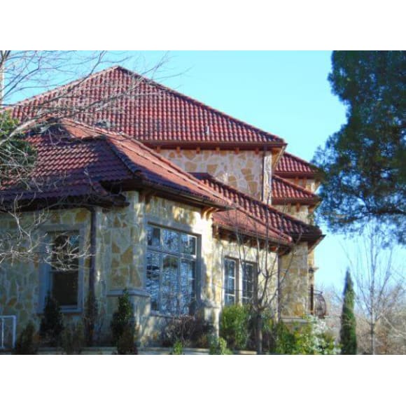 Brava Spanish Barrel Roof Tiles Eco Friendly Durable Composite Roofing Tiles