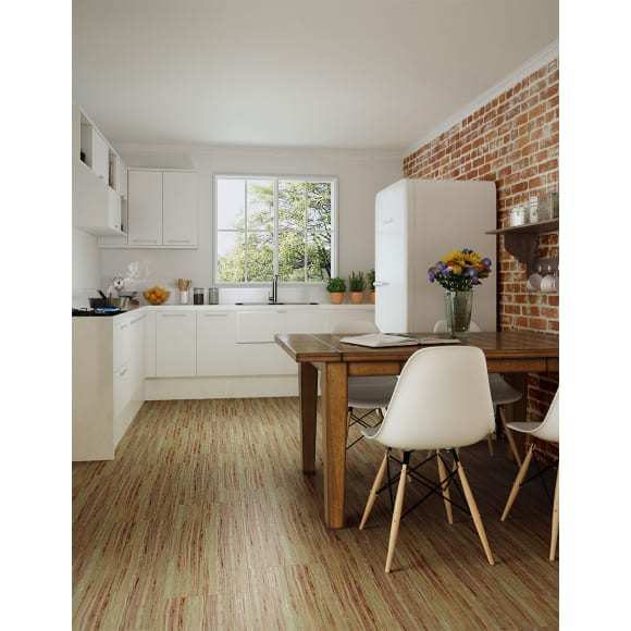 Sample - Marmoleum Click Cinch LOC Cork Laminate Flooring Finish: Painters Palette