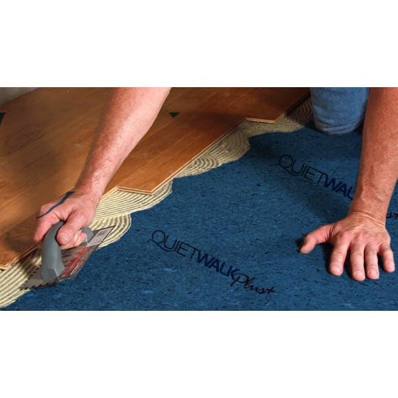 QuietWalk LV Luxury Vinyl, Laminate, or Wood Underlayment (Float