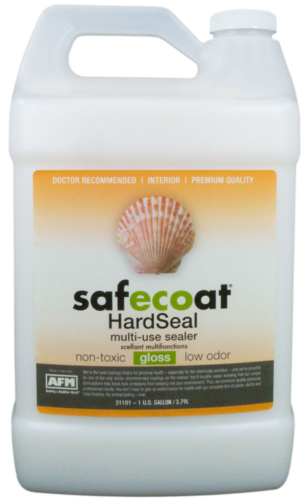 AFM SafeCoat, Hard Seal - Non-Toxic, Odor Blocking Sealer for Wood and  Painted Porous Surfaces