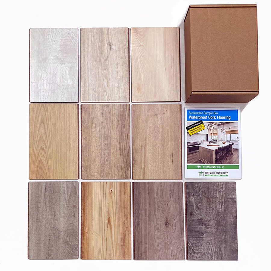 Sample set of cork board sheets (fine, medium & corse grained) - 9