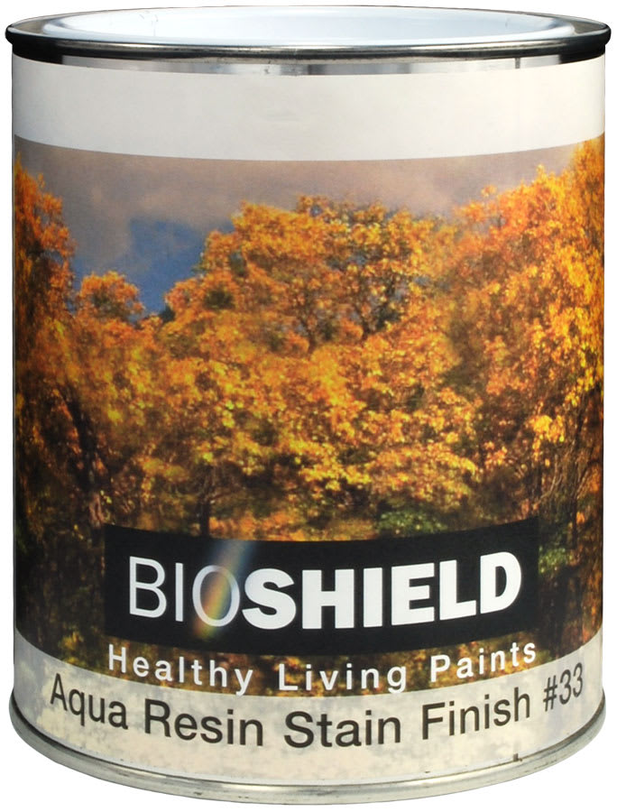 Bioshield, Aqua Resin Stain Finish - Non-Toxic, Low Odor Wood Stain