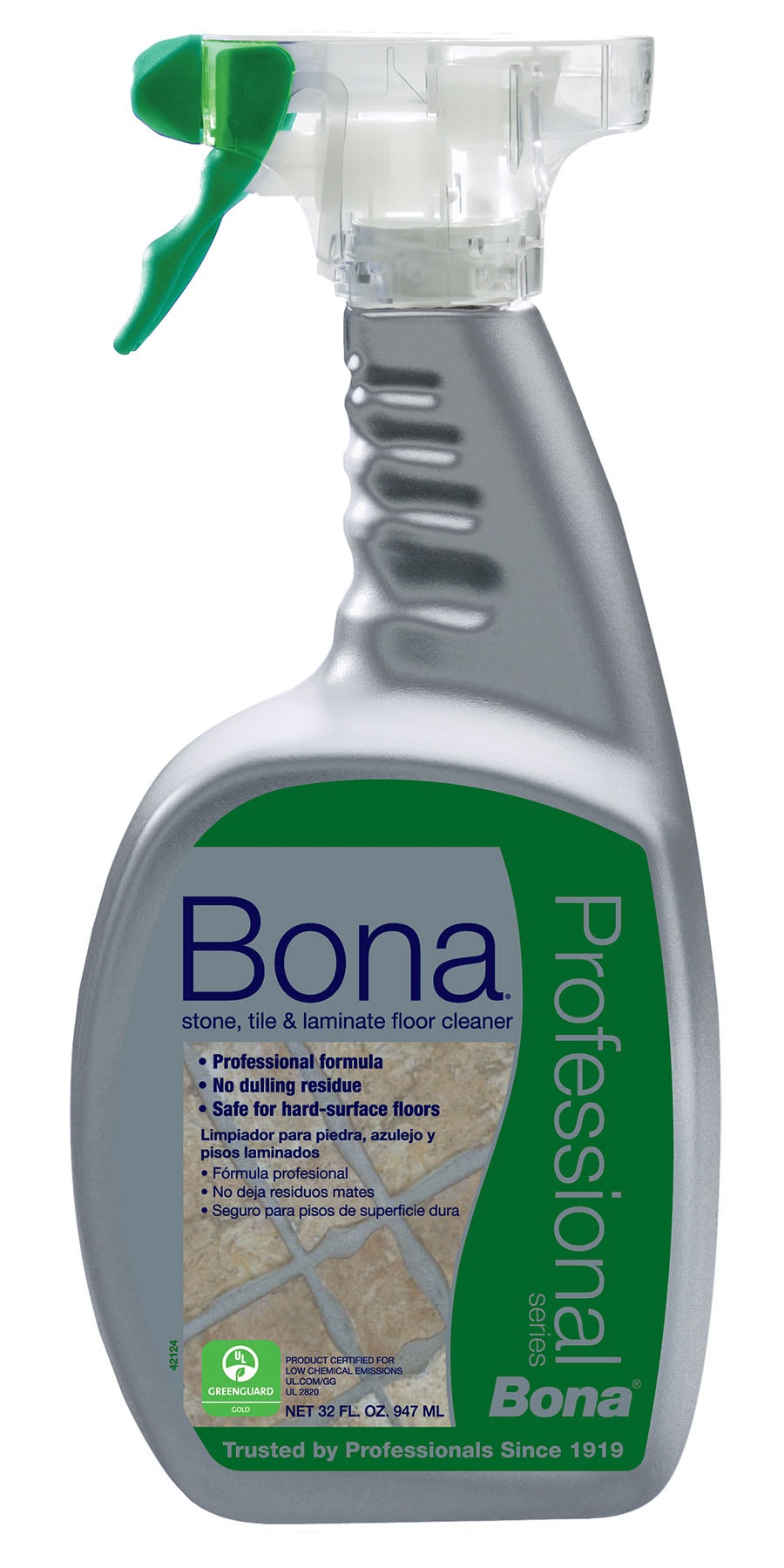 Bona Multi-Surface Floor Cleaner Spray, for Stone Tile Laminate and LVT/LVP,  22 fl oz 