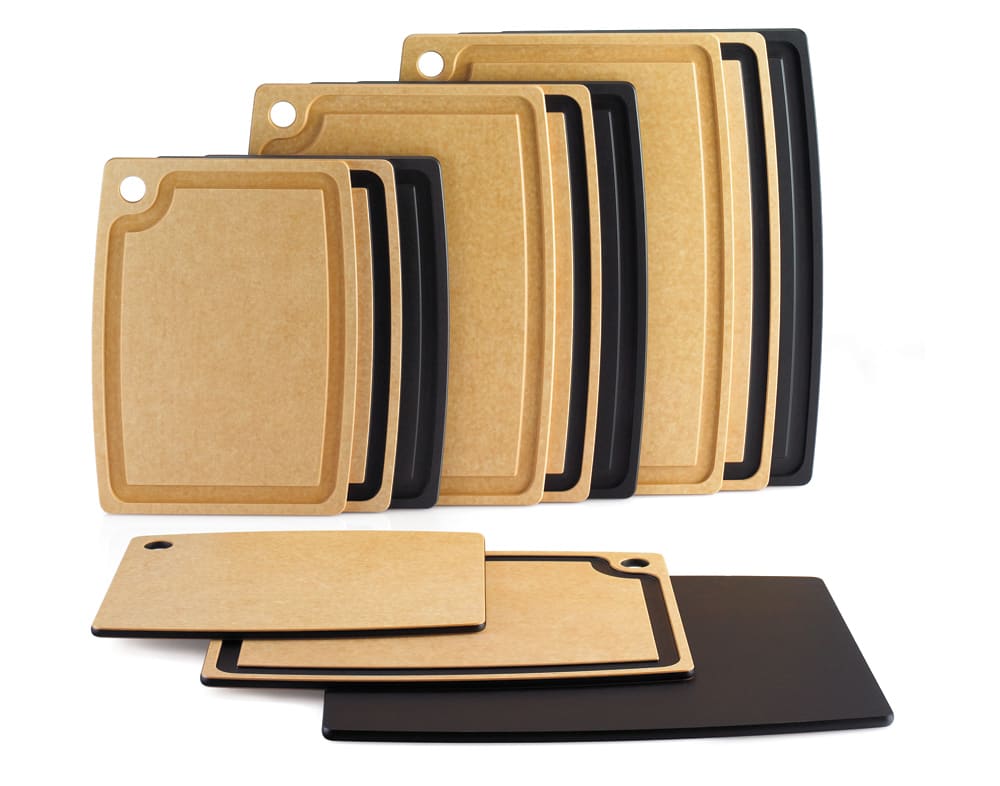 Epicurean All-in-One Series Cutting Board 14.5 inch 11.25 inch | Nutmeg/Brown