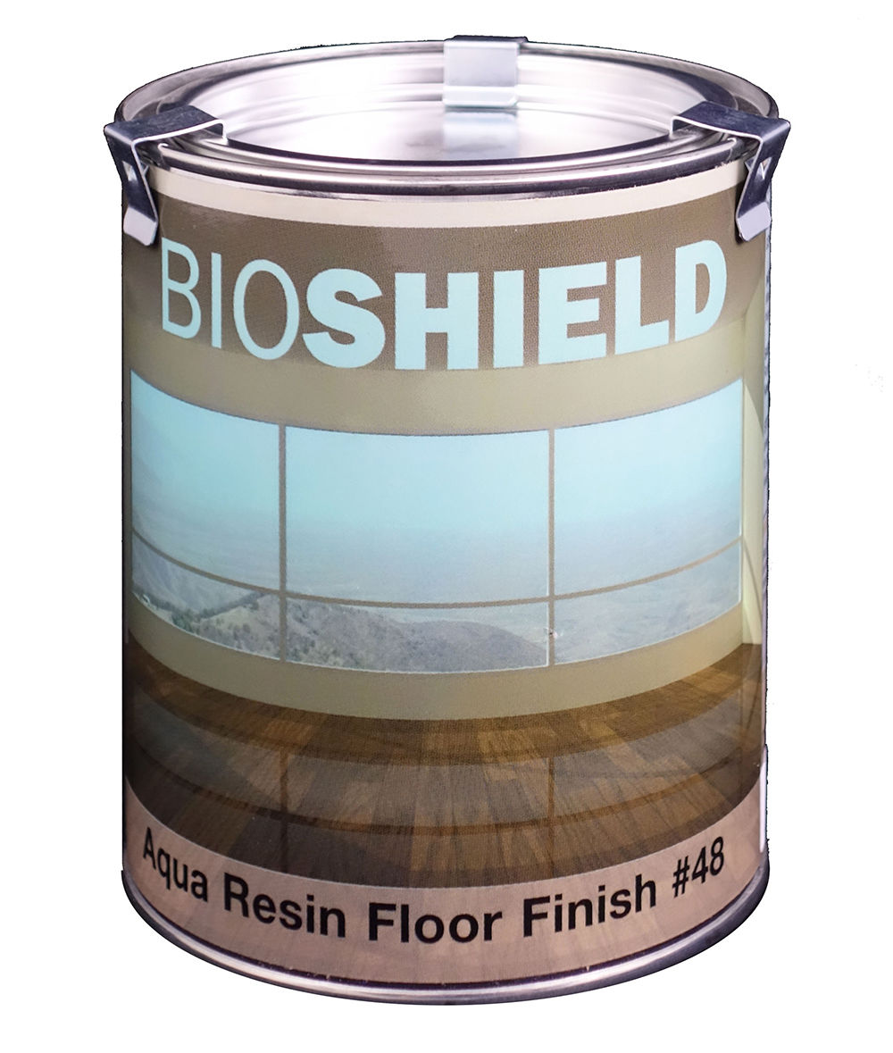 Bioshield, Aqua Resin Floor Finish, Clear NonToxic, WaterBased