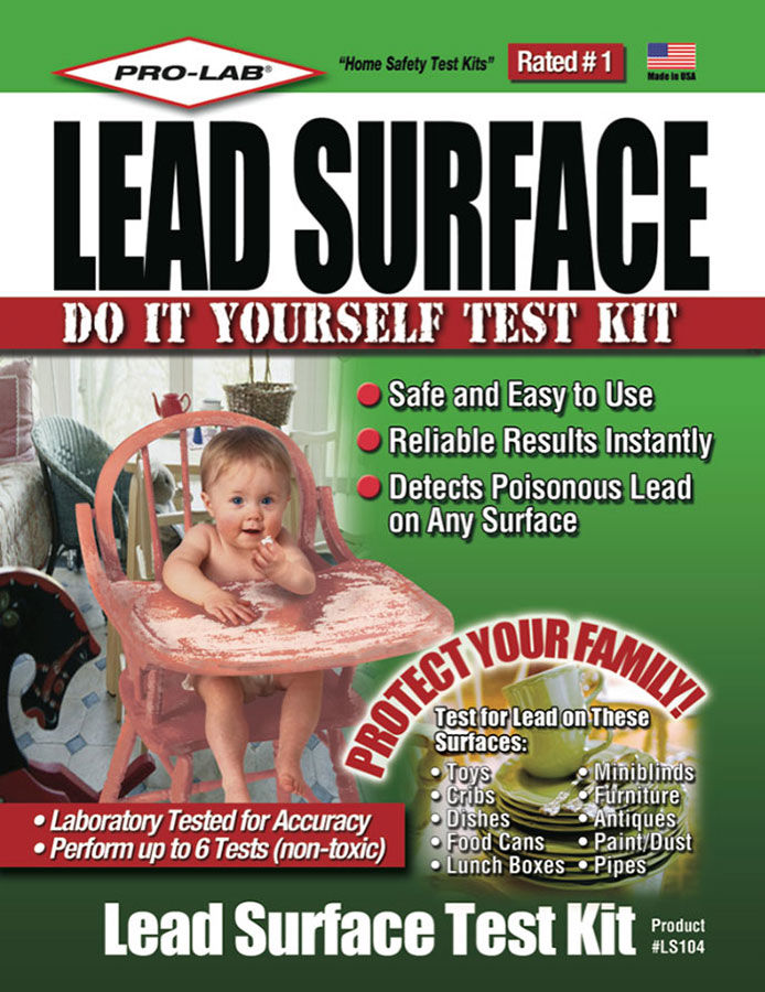 ProLab, Lead Surface Test Kit Instant leaddetection on any surface Green Building Supply