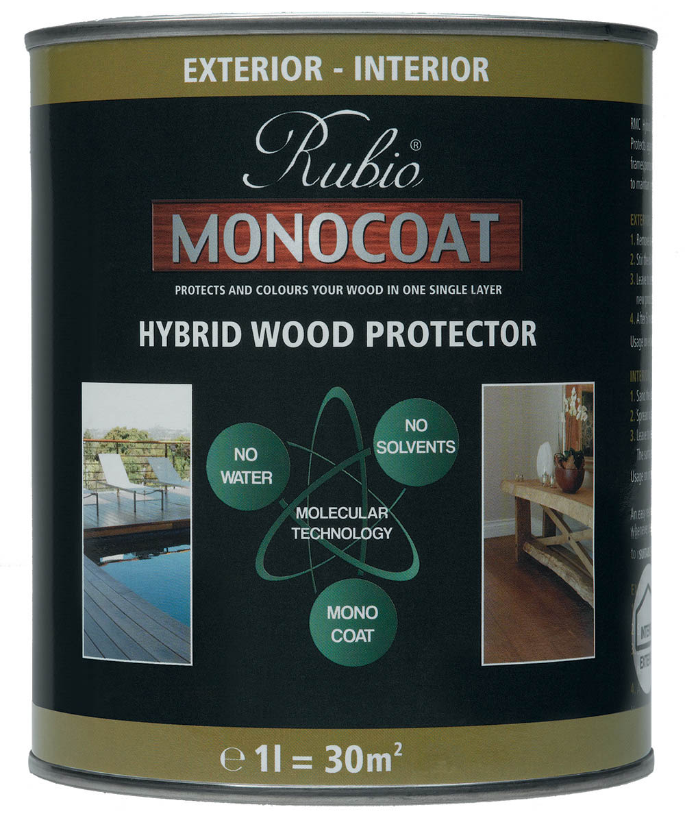 Rubio Monocoat Hybrid Exterior Wood Protector NonToxic, LowOdor