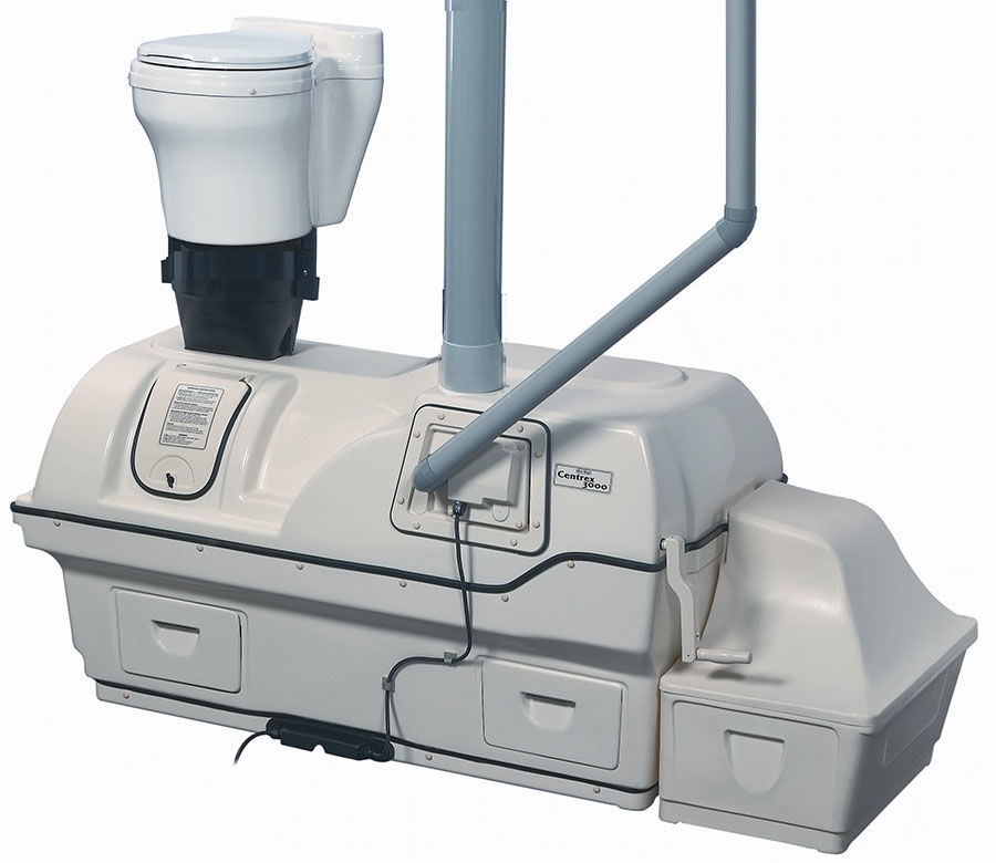 SunMar Comp Toilet, Central Dry System, Centrex 3000 AF AC/DC