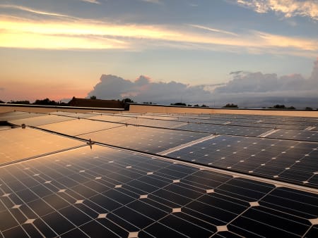 100 percent solar power at Green Building Supply