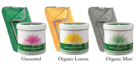 Blissfully Clean Kit 3 Unscented Lemon Mint with PerfectCLEAN Cloth