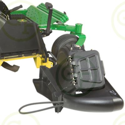 John deere z445 power flow bagger on sale