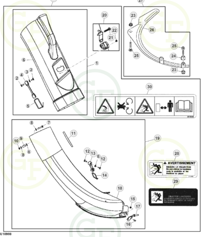 John Deere Material Collection System BM22594 - Green Farm Parts