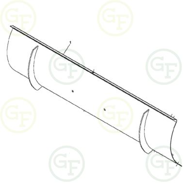 John Deere Blade GXH63821Y - Green Farm Parts