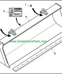 John Deere Loader Bucket BW16358