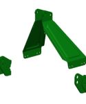 John Deere Mounting Parts LVB25770