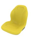 John Deere Vinyl Yellow Seat LVA22459