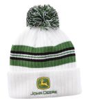 John Deere Striped Beanie w/ Pom LP86075