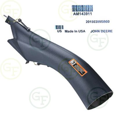 John Deere Chute AM143911 • Lower Discharge Bagger Chute