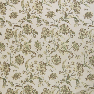 A4876 Mint Fabric: D50, B72, FLORAL, FLORAL FABRIC, JACQUARD, FOLIAGE, PASTEL, PASTELS, PASTEL FABRICS
