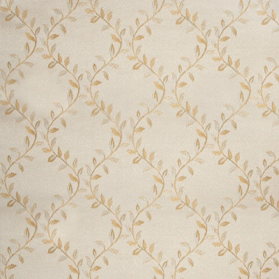 A4888 Eggshell Fabric: D50, B72, FLORAL, FLORAL FABRIC, JACQUARD, FOLIAGE, TONE ON TONE,LATTICE