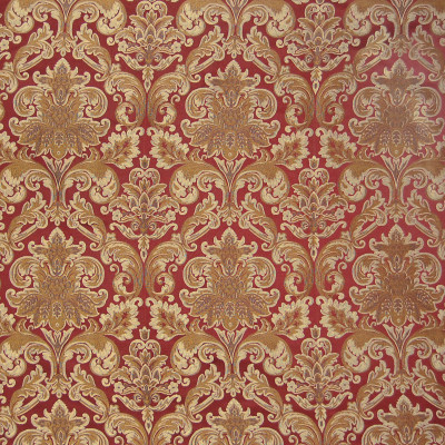 A4891 Brick Fabric: D50, B72, C32, GOLD, RED WOVEN FRAME,FOLIAGE