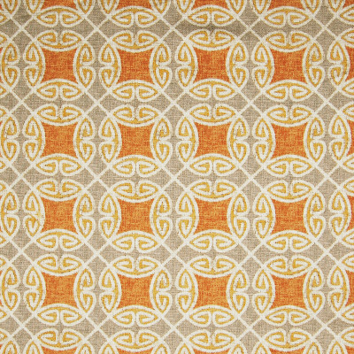 A7375 Desert Fabric: C16, ORANGE, ORANGE SCROLL, ORANGE FRAME, AZTEC LOOK, AZTEC, ORANGE AZTEC, ORANGE AND GREY, ORANGE AND GRAY, ORANGE PRINT, PRINT, PRINT FABRIC