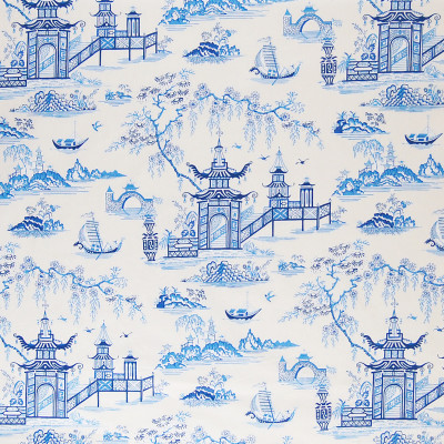 A7777 Royal Fabric: C41, TOILE FABRIC, TOILE FABRICS, PRINT FABRIC, PRINT FABRICS, DRAPERY FABRIC, DRAPERY FABRICS, CHINTZ, CHINTZ FINISH, CHINTZ FABRIC