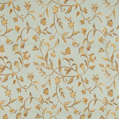 A8115 Spa Fabric: D50, C32, FLORAL, VINE, LIGHT BLUE,FOLIAGE