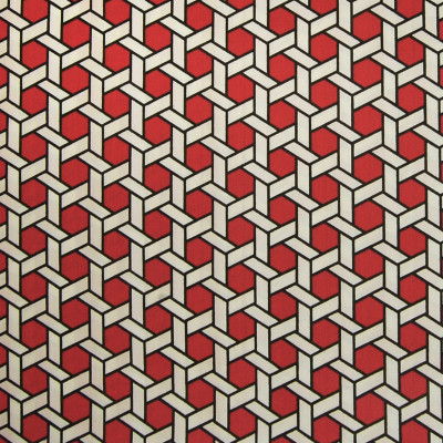 A8580 Lacquer Fabric: C45, GEOMETRIC, COTTON, LATTICE, CHINTZ, GEOMETRIC FABRIC, COTTON FABRIC, RED FABRIC, RED GEOMETRIC, RED COTTON, RED LATTICE, RED CHINTZ, GEOMETRIC FABRIC, COTTON FABRIC, LATTICE FABRIC, CHINTZ FABRIC, CHINTZ FINISH, CHINTZ, WAVERLY
