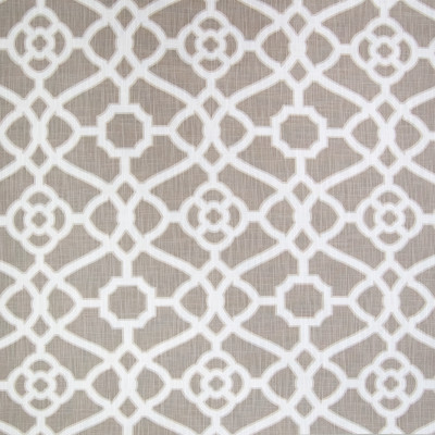 B1802 Dove Fabric: NEUTRAL GEOMETRIC, NEUTRAL MEDALLION, NEUTRAL COTTON MEDALLION, KHAKI MEDALLION,LATTICE