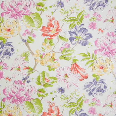 B2301 Garden Fabric: D01, PURPLE FLORAL, RED FLORAL, YELLOW FLORAL PURPLE ROSE, RED ROSE
