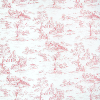 B2629 Poppy Fabric: D07, RED TOILE, RED COTTON TOILE