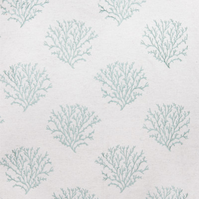 B2750 Azure Fabric: D10, BLUE CORAL EMBROIDERY, BEACH EMBROIDERY, BLUE BEACH EMBROIDERY, BLUE OCEAN EMBROIDERY