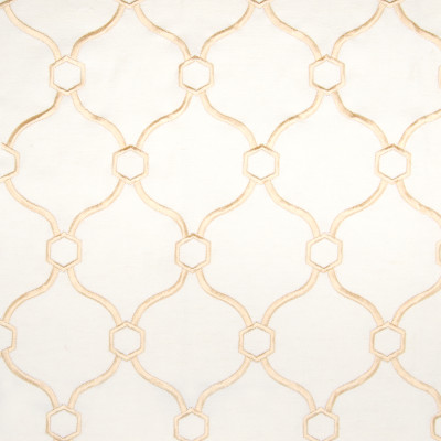 B2794 Golden Fabric: E06, D10, GOLD MEDALLION EMBROIDERY, GOLD GEOMETRIC EMBROIDERY, FAUX LINEN EMBROIDERY