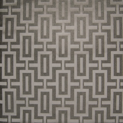 B3143 Greystone Fabric: D16, GRAY GEOMETRIC DAMASK, GRAY SQUARE DAMASK, GREY SQUARE DAMASK, SILVER GEOMETRIC DAMASK, TONE ON TONE,WOVEN
