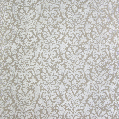 B3287 Flax Fabric: D18, METALLIC MEDALLION, BEIGE MEDALLION, NEUTRAL MEDALLION, TAUPE MEDALLION