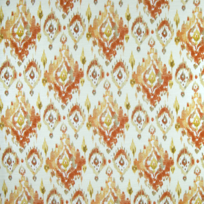 B3308 Sierra Fabric: D18, ORANGE IKAT PRINT, TANGERINE IKAT
