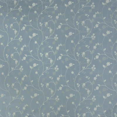 B3347 Azure Fabric: D18, BLUE WOVEN FLORAL, MEDIUM BLUE FLORAL