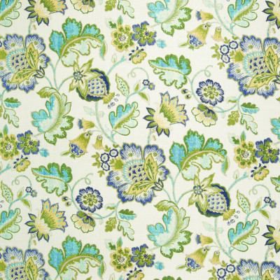 B3352 Caribbean Fabric: D18, GREEN FLORAL PRINT, TEAL FLORAL PRINT