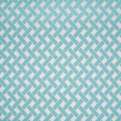 B3367 Pool Fabric: D18, SPA BLUE GEOMETRIC, BLUE AND WHITE GEOMETRIC, CRISS CROSS,WOVEN