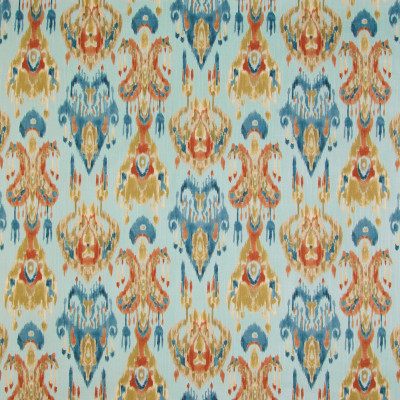 B3371 Azure Fabric: D18, BLUE IKAT, BLUE AND ORANGE IKAT, TEAL IKAT,SOUTHWEST