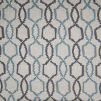 B3388 Seafoam Fabric: D18, BLUE LATTICE PRINT, GRAY LATTICE PRINT, GRAY GEOMETRIC PRINT, BLUE GEOMETRIC PRINT