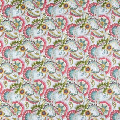 B3392 Flower Box Fabric: D18, PINK AND GREEN FLORAL PRINT, GREEN FLORAL PRINT, PINK FLORAL PRINT,