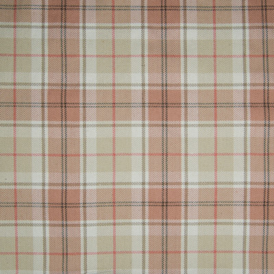 B3398 Autumn Fabric: D18, PINK PLAID, PINK AND BEIGE PLAID, CORAL PLAID,WOVEN