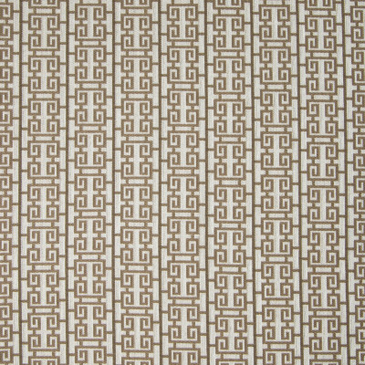 B4578 Ginger Fabric: D43, BROWN LATTICE, BROWN SCROLL, BROWN SQUARES, BROWN GEOMETRIC,WOVEN