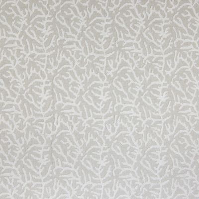 B4654 Sea Salt Fabric: D44, CORAL EMBROIDERY, BEACH EMBROIDERY, NATURAL, NEUTRAL, SEA, OCEAN EMBROIDERY, LINEN LOOK, TROPICAL EMBROIDERY
